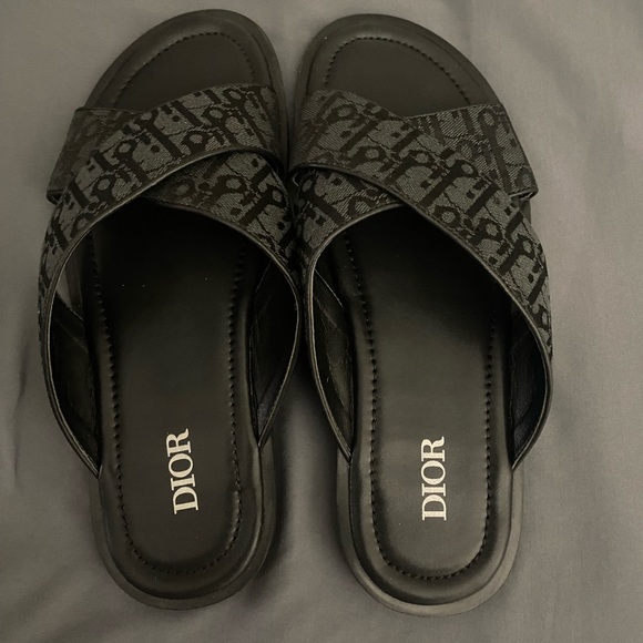 Dior Alias Sandal all black Dior oblique jacquard made in Italy - Picture 4 of 8